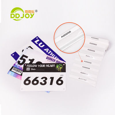 DDJOY Бегущие гонки Бибсы Большие номера и защитные булавки включены для марафонских соревнований