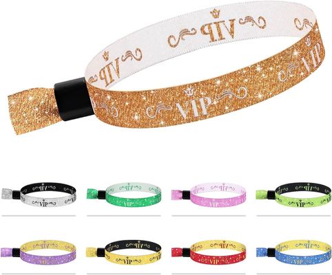 Личный логотип Синий RFID полиэстер / ленточный браслет для концертов и фестивалей