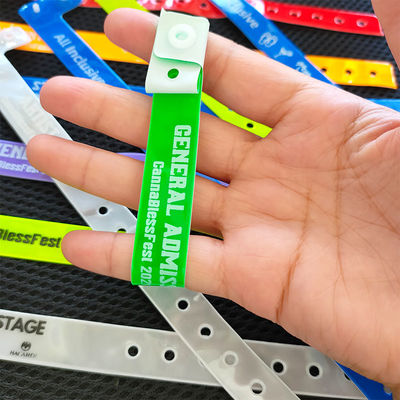 Водостойкий RFID разнообразный неоновый пластик / виниловый браслет