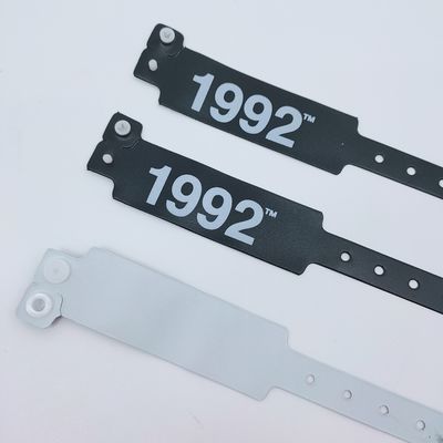 Настраиваемый логотип PVC / виниловый браслет браслеты для мероприятий Фестиваль 250 * 25 мм / 250 * 16 мм