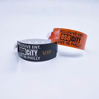 250*25mm/250*19mm PE браслет VIP Вход в парк/мероприятия/фестиваль Сертифицирован ISO9001