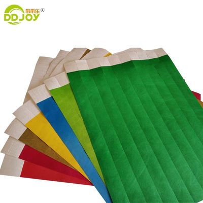 Простые браслеты Tyvek в оранжевом цвете 100 штук для мероприятия