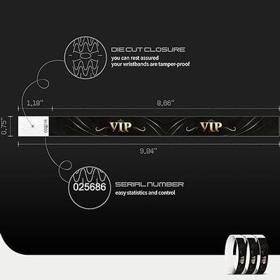 OEM настраиваемый идентификационный логотип RFID наклейка для бумажных одноразовых браслетов Tyvek