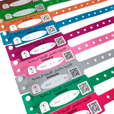 ISO9001 сертифицированный Custom CMYK Digital Printing водонепроницаемый пластиковый браслет для гостиниц