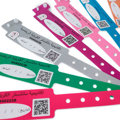 ISO9001 сертифицированный Custom CMYK Digital Printing водонепроницаемый пластиковый браслет для гостиниц