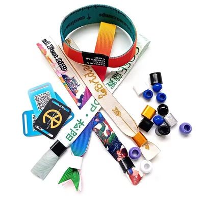 Custom Logo Text Printing RFID браслеты для праздничных мероприятий