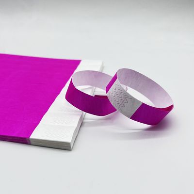 Напечатанная бумажная браслетная лента Tyvek для мероприятий и вечеринок
