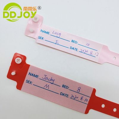 Заказные мужские PVC/винил больничный медицинский пациент ID детский браслет от DDJOY в большом количестве