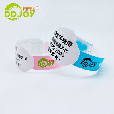 Настраиваемый логотип DDJOY водонепроницаемый одноразовый тепловизионный браслет для вечеринок