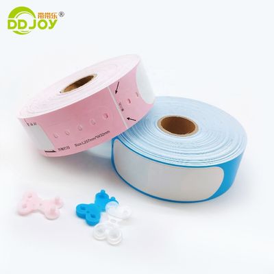 DD Joy одноразовая рулонка взрослого размера термопечать больничный идентификатор запястья с синим