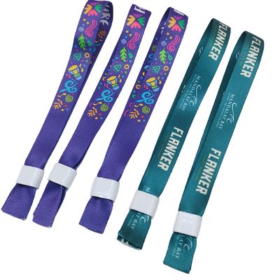 Идентификационный браслет для фестивальных мероприятий DDJOY Custom One Direction Lock Cloth Polyester Fabric