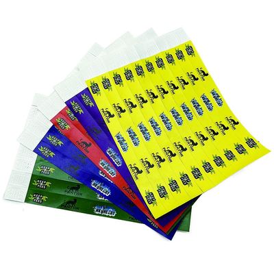 Оранжевые браслеты Tyvek для событий