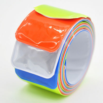 Водонепроницаемый Custom Bulk pvc Snap Slap Reflective Bracelet для религиозных организаций