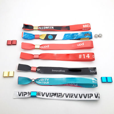 Продвижение украсить подарки полиэстер ткань RFID браслеты для мероприятия праздника вечеринки