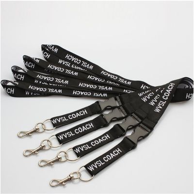 900*15*0.65 мм Custom Logo Sewing Stainless Lanyards с теплопередающей стальной бидкой