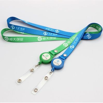 900*15*0.65 мм Custom Logo Sewing Stainless Lanyards с теплопередающей стальной бидкой