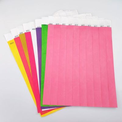 TYK1056D Китайский год OEM настраиваемый бумажный браслет Tyvek с печатным методом