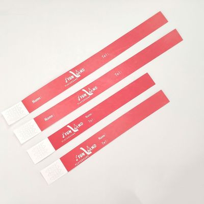 TYK1056D Китайский год OEM настраиваемый бумажный браслет Tyvek с печатным методом