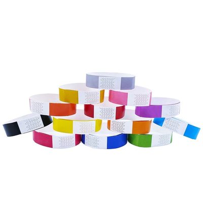 100 шт. Числить 3/4 дюймовый браслет Tyvek для удобного доступа и безопасности событий