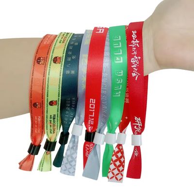 Специально напечатанные RFID браслеты из атласной ткани для идентификации мероприятий и фестивалей