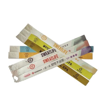 Настраиваемый браслет Tyvek Печатное одноразовое удостоверение личности браслет для мероприятий и вечеринок