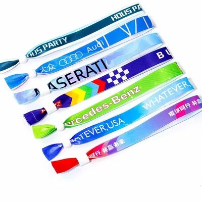 Настройки для праздничных вечеринок RFID чип браслеты с печатью логотипа на тканевых брендах