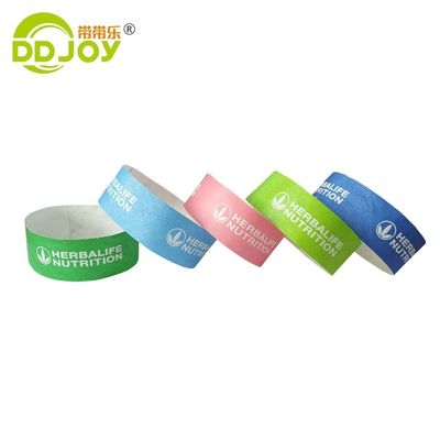 DDJOY Custom Tyvek Material Party Unisex 3/4 дюймовые браслеты аксессуары для партий