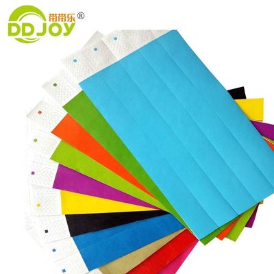 DDJOY 3/4 дюймовый простой твердый неоновый цвет Dupont Tyvek браслеты для клубов и баров Желтый