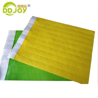 Заказный браслет Tyvek для мероприятий и вечеринок 250 * 25 мм / 250 * 19 мм Персонализированный дизайн