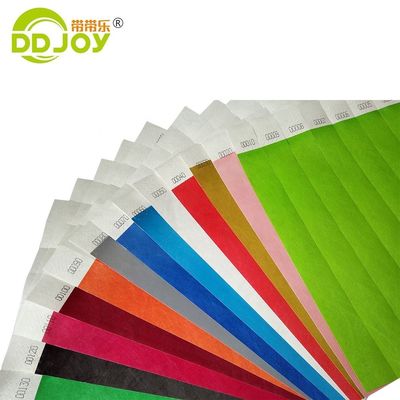 Прочные фиолетовые браслеты Tyvek для разовых мероприятий 250*25 мм/250*19 мм