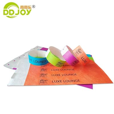 Популярный браслет Tyvek Custom Logo одноразовый бумажный браслет